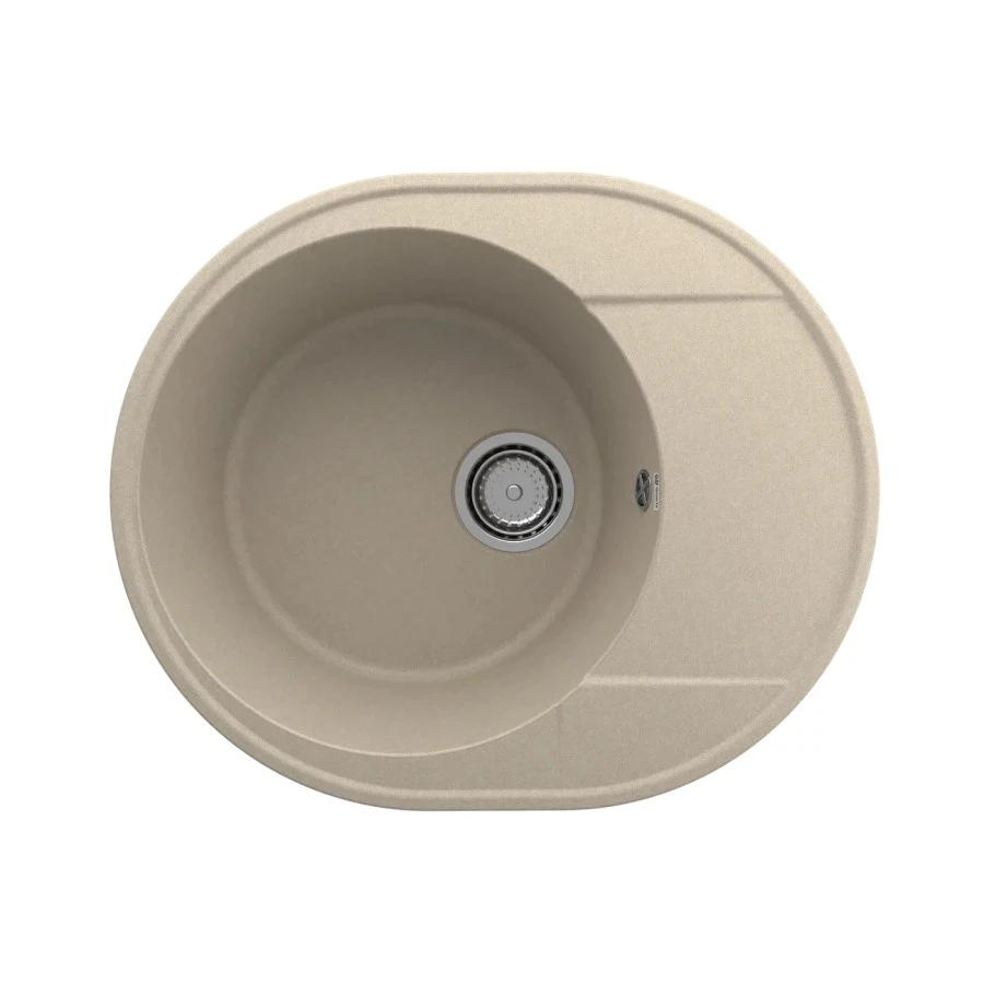 Изображение товара Кухонная мойка Ulgran Nora Quartz 585-03 бежевый искусственный мрамор