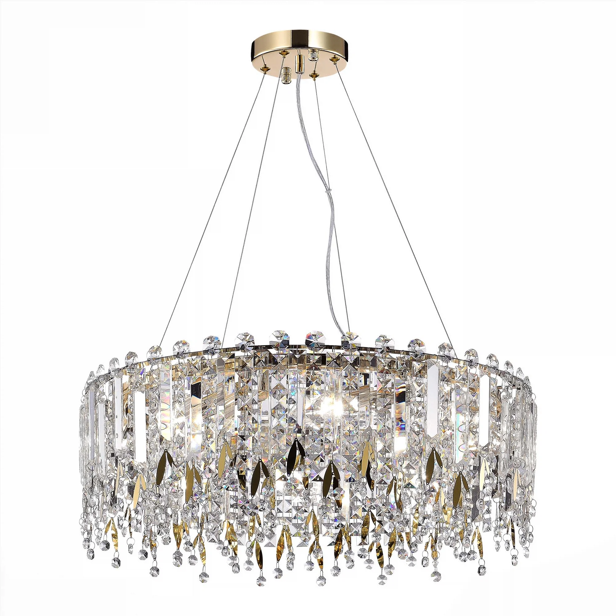 Изображение товара Светильник подвесной ST LUCE SL1655.203.08 Е14 золотой Изображение товара Светильник подвесной ST LUCE SL1655.203.08 Е14 золотой