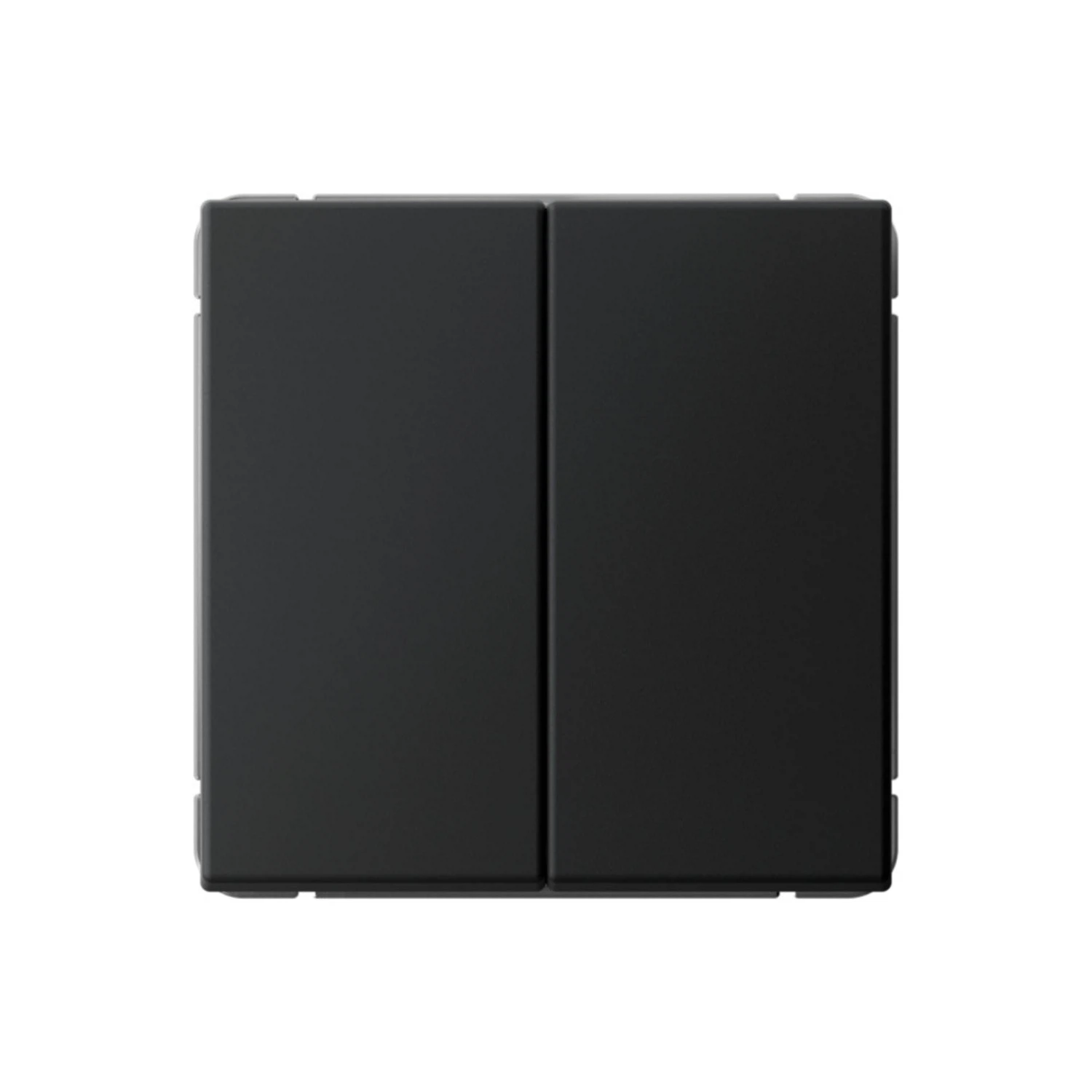 Изображение товара Выключатель 2-клавишный Systeme Electric ArtGallery Карбон 10А