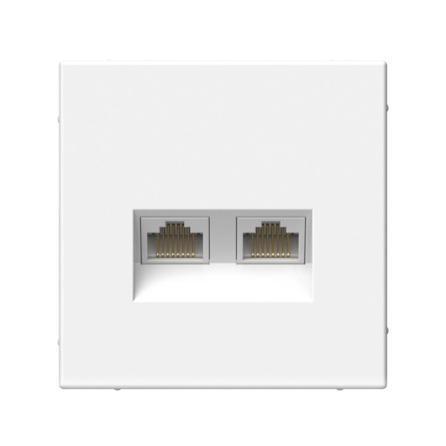 Изображение товара Розетка двойная компьютерная RJ45+RJ45 Systeme Electric ArtGallery Лотос, кат.6А, механизм Изображение товара Розетка двойная компьютерная RJ45+RJ45 Systeme Electric ArtGallery Лотос, кат.6А, механизм