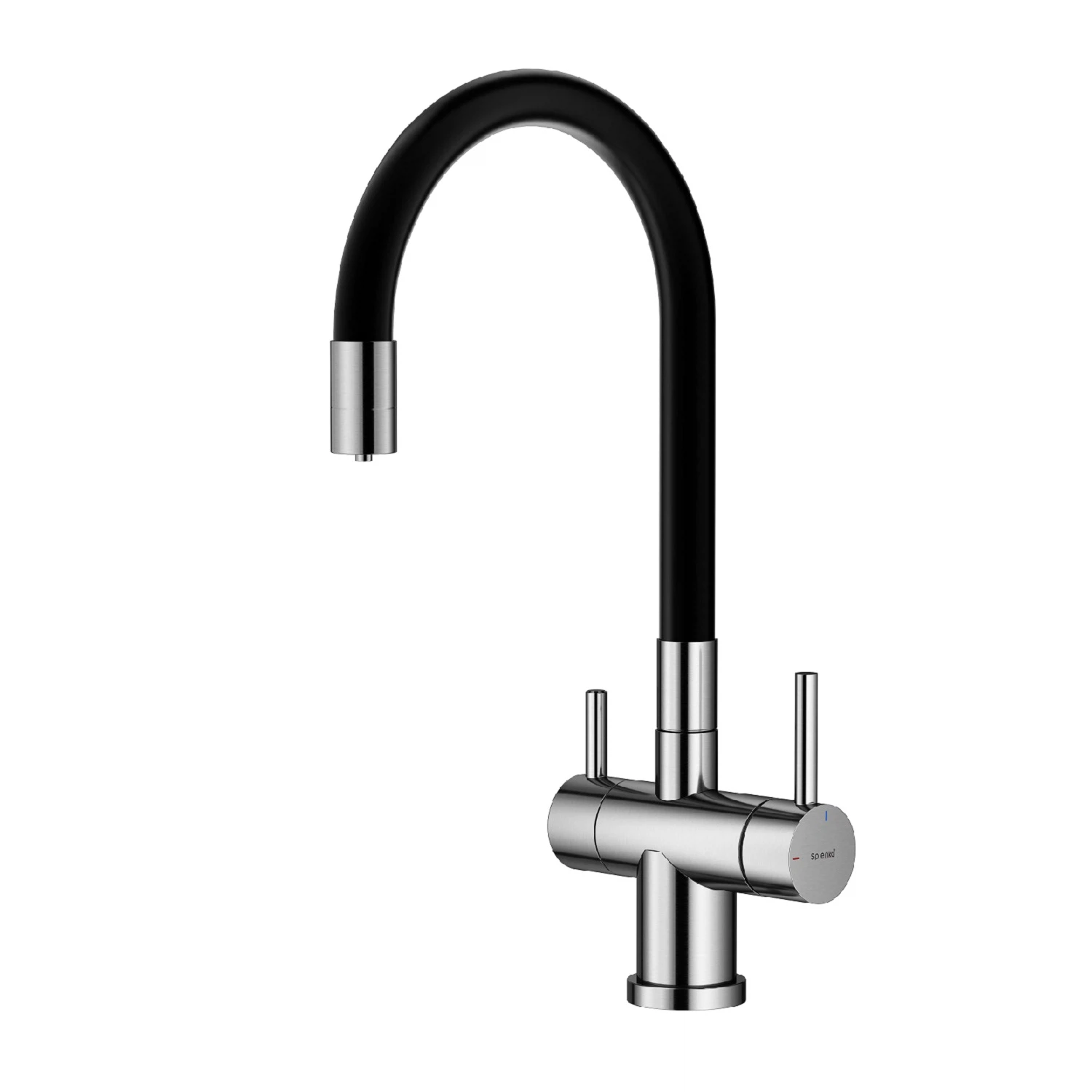 Изображение товара Рычажный смеситель для кухни SPLENKA S70 сатин с длинным изливом