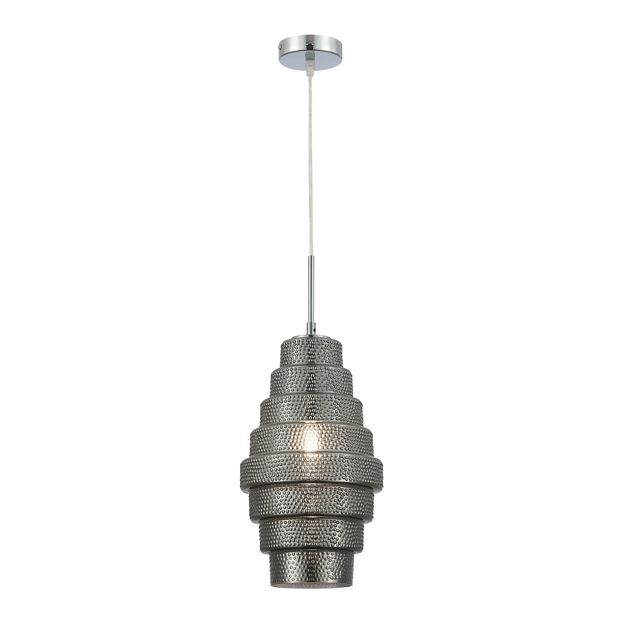 Изображение товара Подвес ST-Luce Хром/Дымчатый E27 1*40W, SL1001.103.01