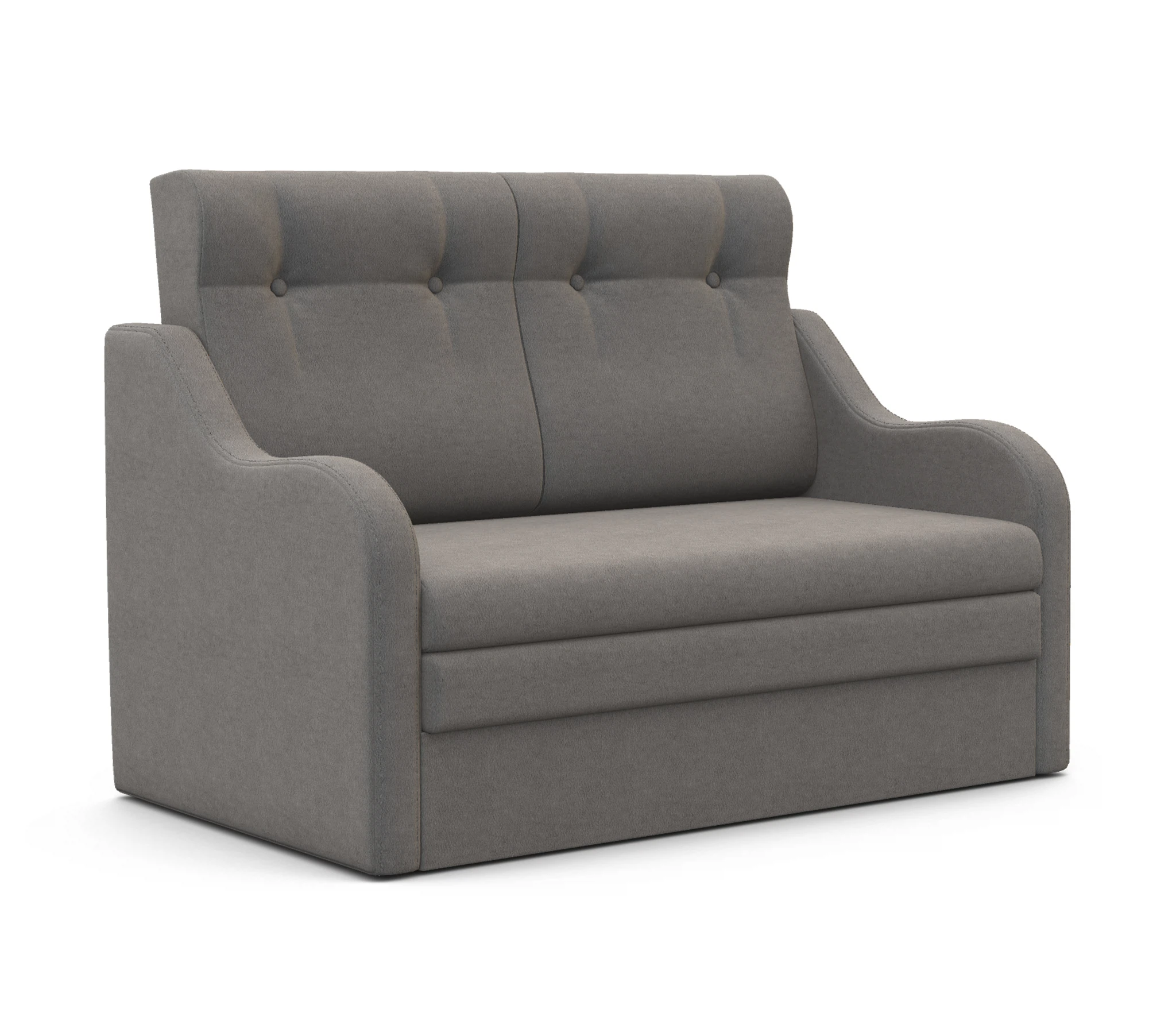 Изображение товара Диван-кровать Классика 2В велюр серый