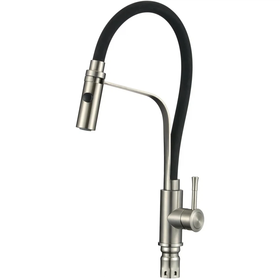 Изображение товара Смеситель для кухни с гибким изливом Savol S-SUS6012-01, сатин