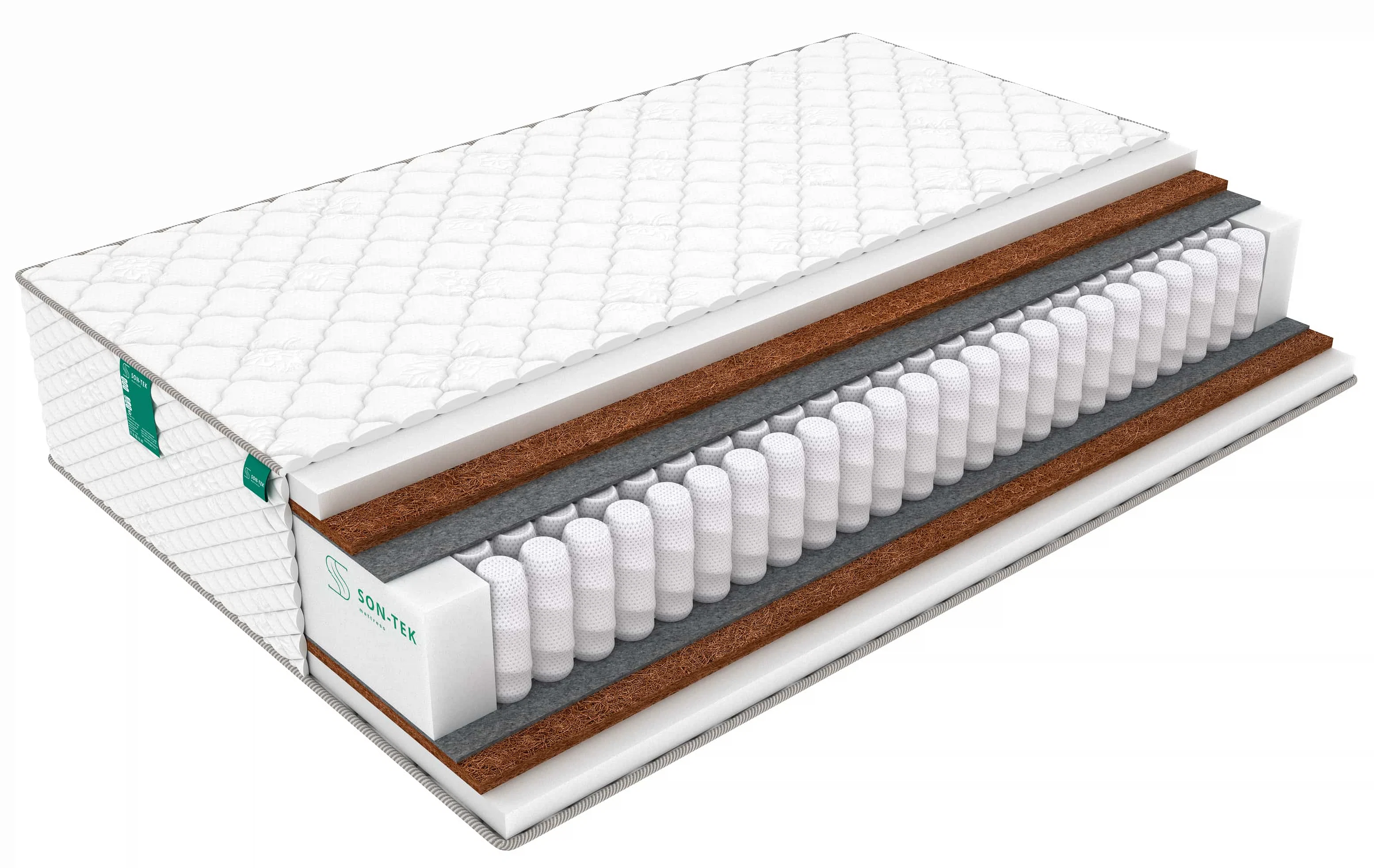 Изображение товара Матрас Sleeptek PremierBIG FoamStrong 90х200 см, независимый пружинный блок, ортопедическая поддерж