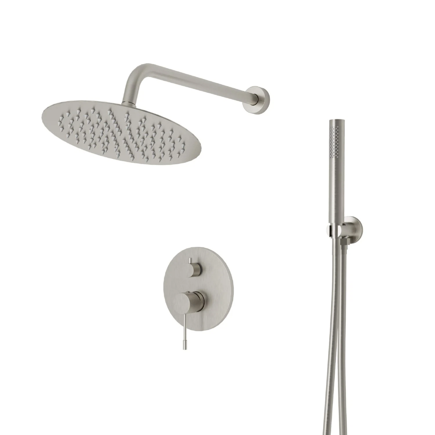 Изображение товара Душевой комплект Desire Vsfw-1d1bn встраиваемый 2 режима 25 см Верх Душ Брашированный Никель