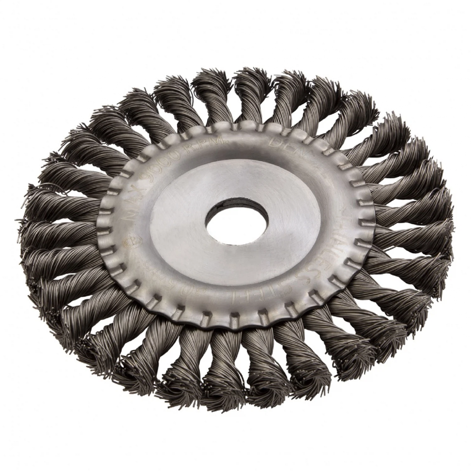 Изображение товара Щетка для УШМ 150 мм плоская из нержавеющей стали Дenzel 746343