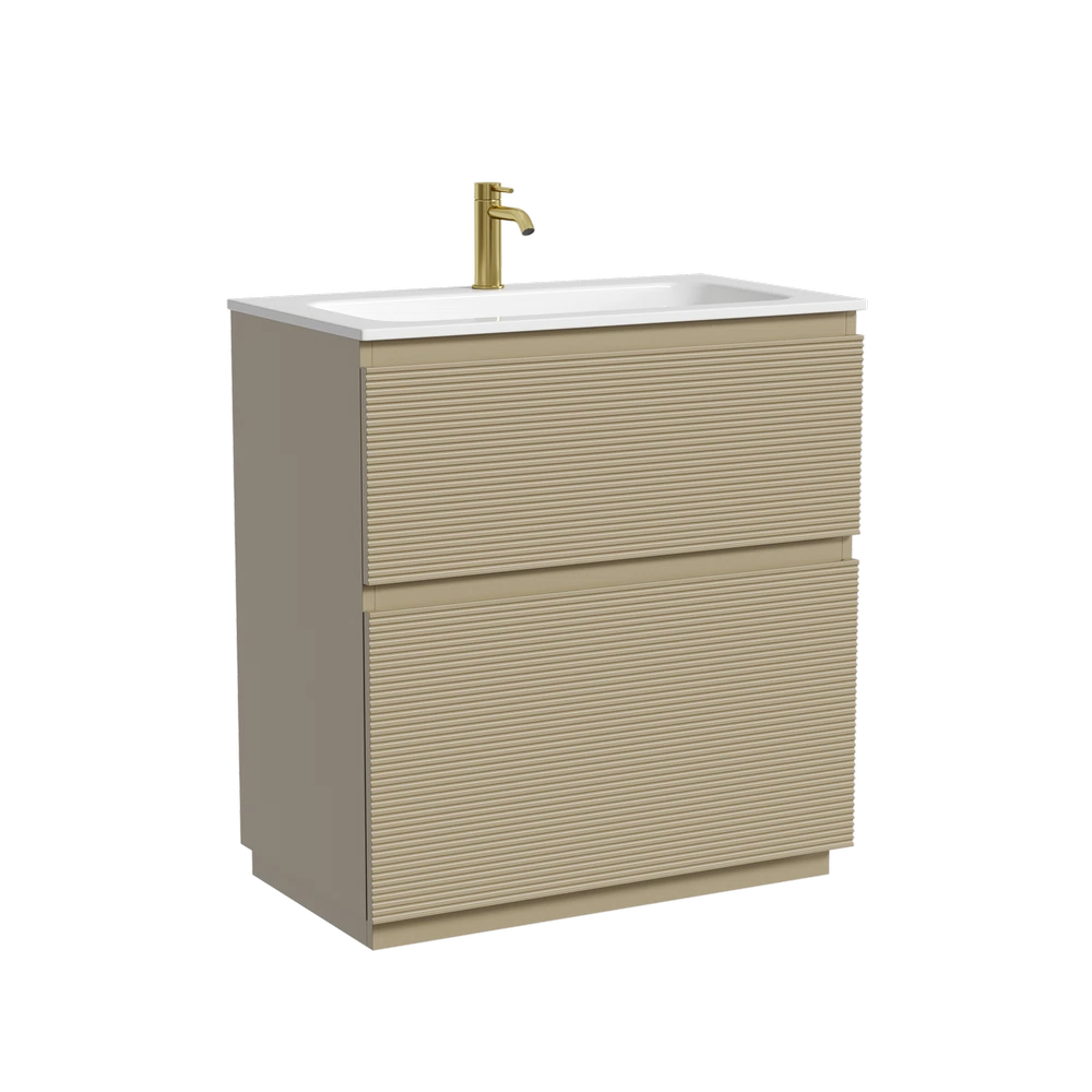 Изображение товара Тумба напольная SANCOS Folk Floor 790х445х850 с двумя ящиками капучино