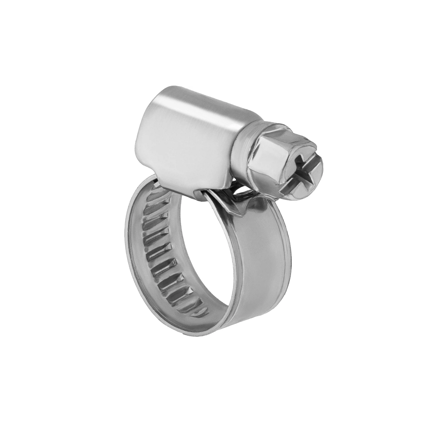 Изображение товара Хомут червячный 20 мм 2 шт надежный крепеж для кабелей и труб