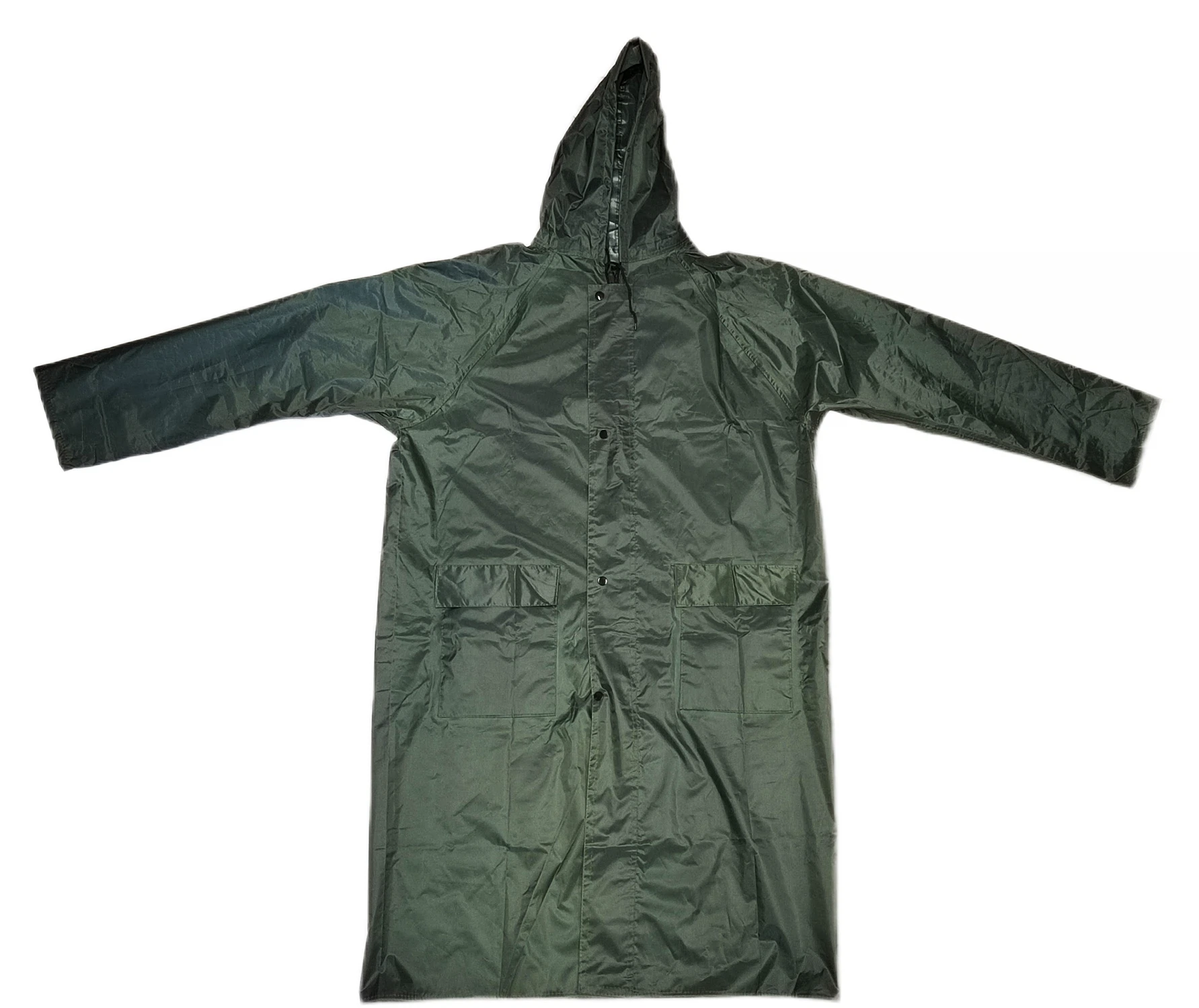 Изображение товара Дождевик зеленый XXL Samgrupp - непромокаемый ветрозащитный плащ из ПВХ