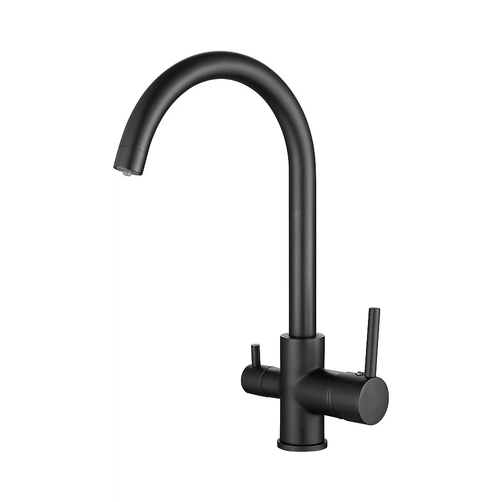 Изображение товара Смеситель для кухни с подключением фильтра BELZ B76801-7, черный