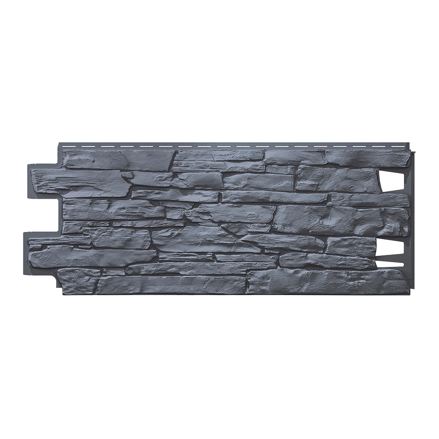 Изображение товара Фасадная панель ТН ОПТИМА КАМЕНЬ Серый 1000 мм x 420 мм, виниловые панели