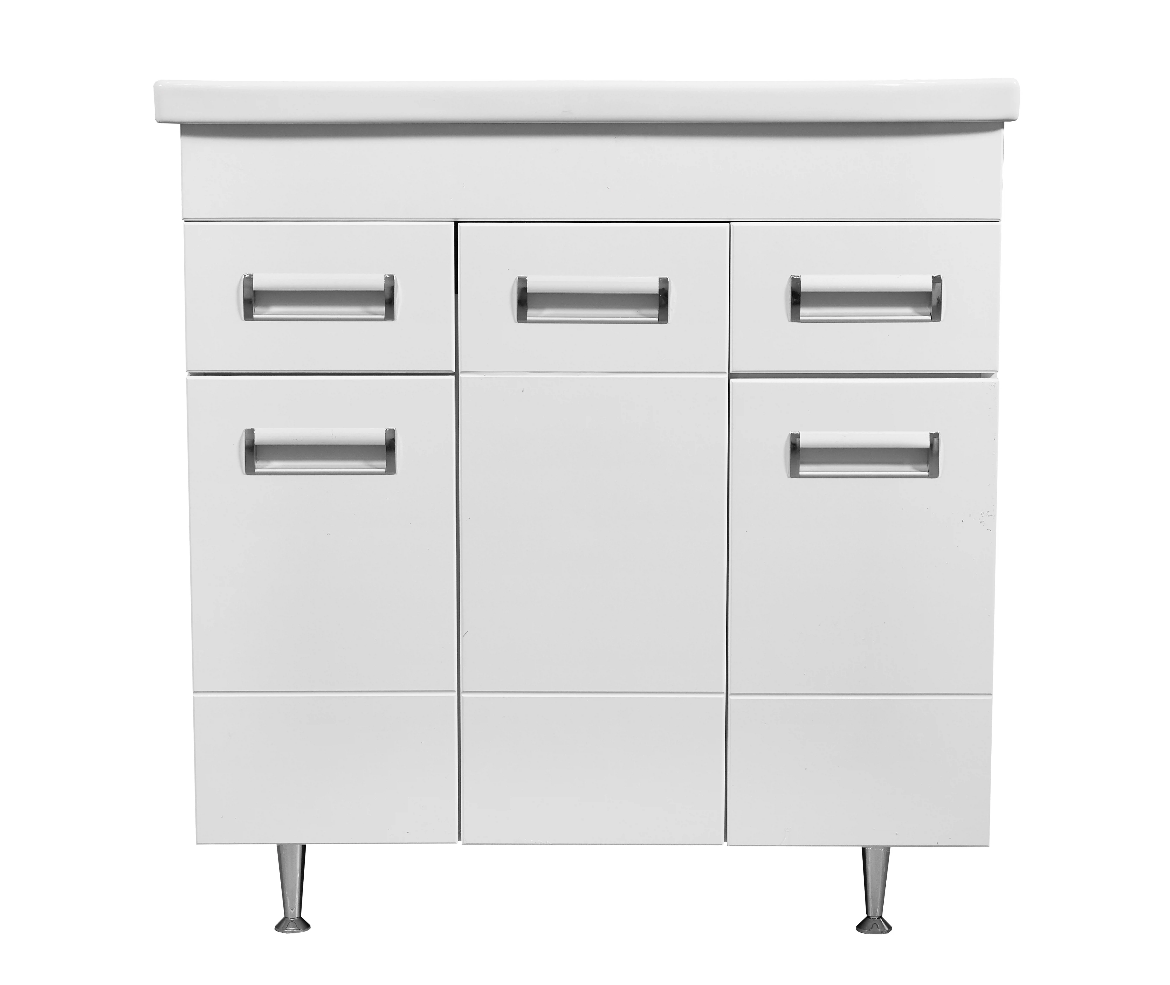 Изображение товара Тумба "Фиора 80", 2 ящ., Сомо 80, белая, SP-00000213, Stella Polar