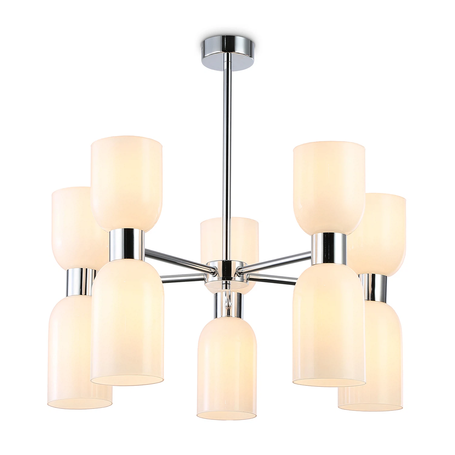 Изображение товара Люстра на штанге AMBRELLA LIGHT 10 и более ламп, 40Вт, IP20 серебристый LH56083