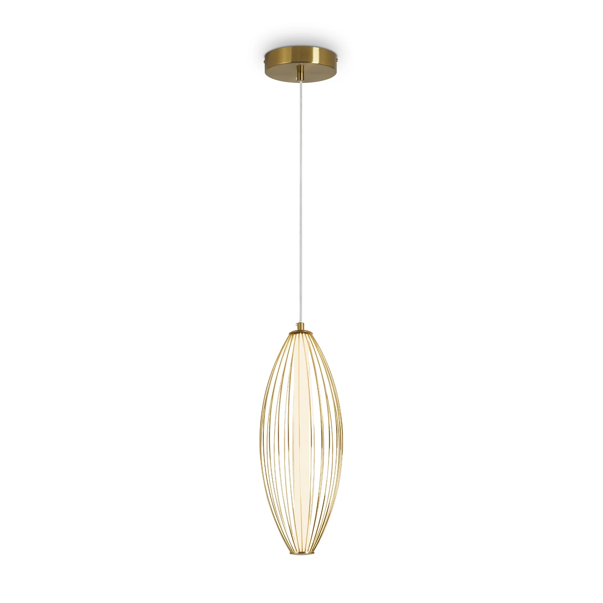 Изображение товара Подвесной светильник Freya Sabi FR6131PL-L24BS с LED трубкой и регулируемой высотой