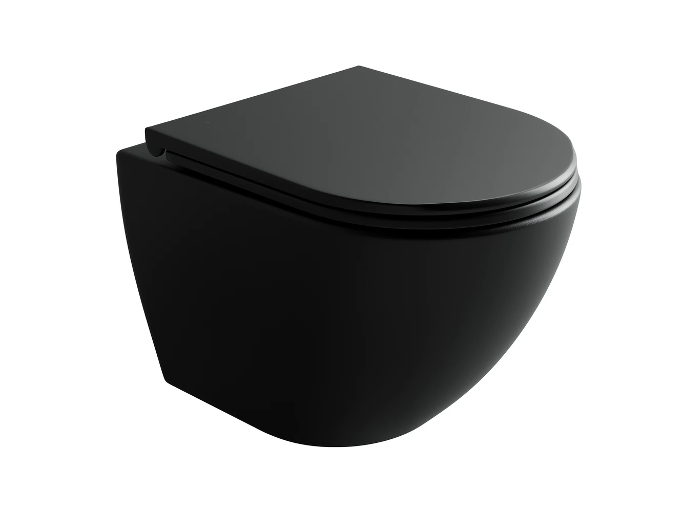 Изображение товара Подвесной унитаз Metropol Торнадо безоободковый черный матовый