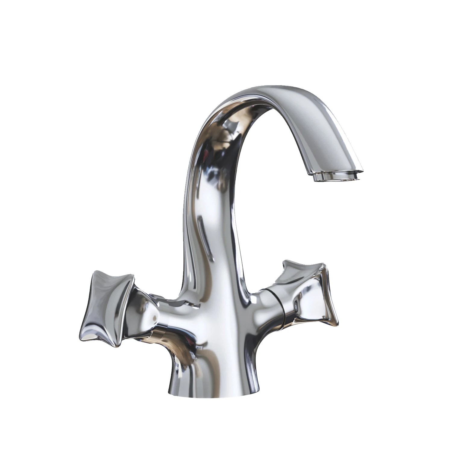 Изображение товара Вентильный смеситель для умывальника Mixline ML11-04 хром, короткий излив 530472