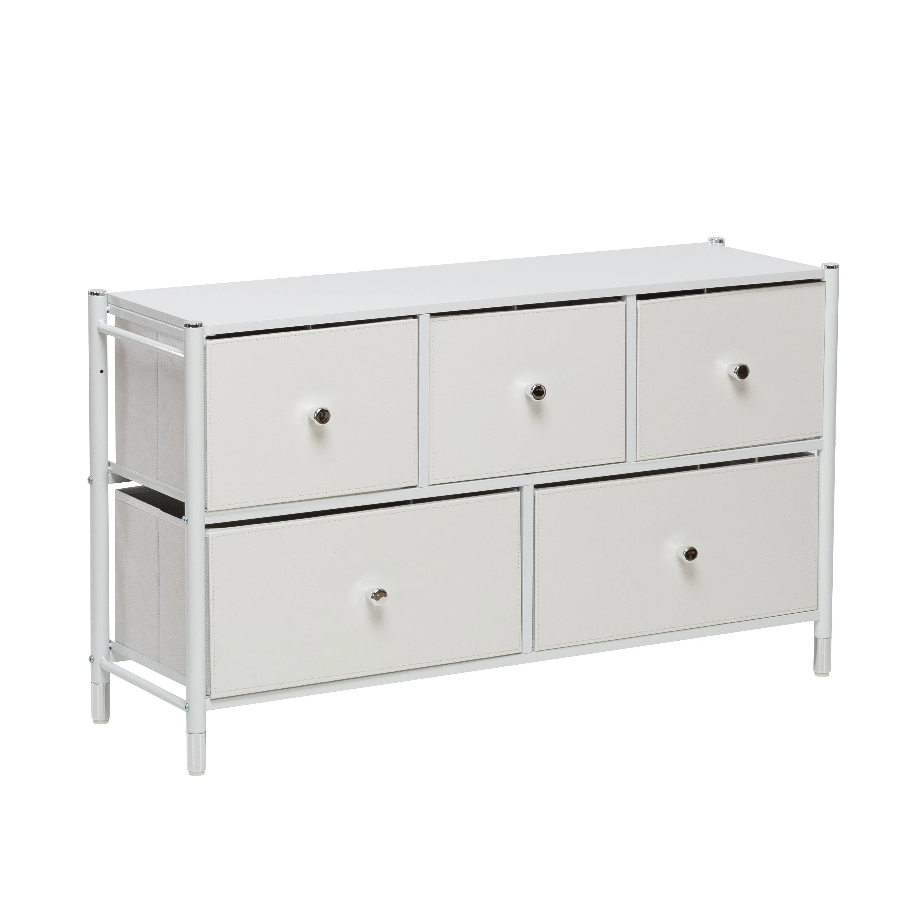 Изображение товара Комод Хайди широкий 5 ящ белый для хранения компактный дизайн