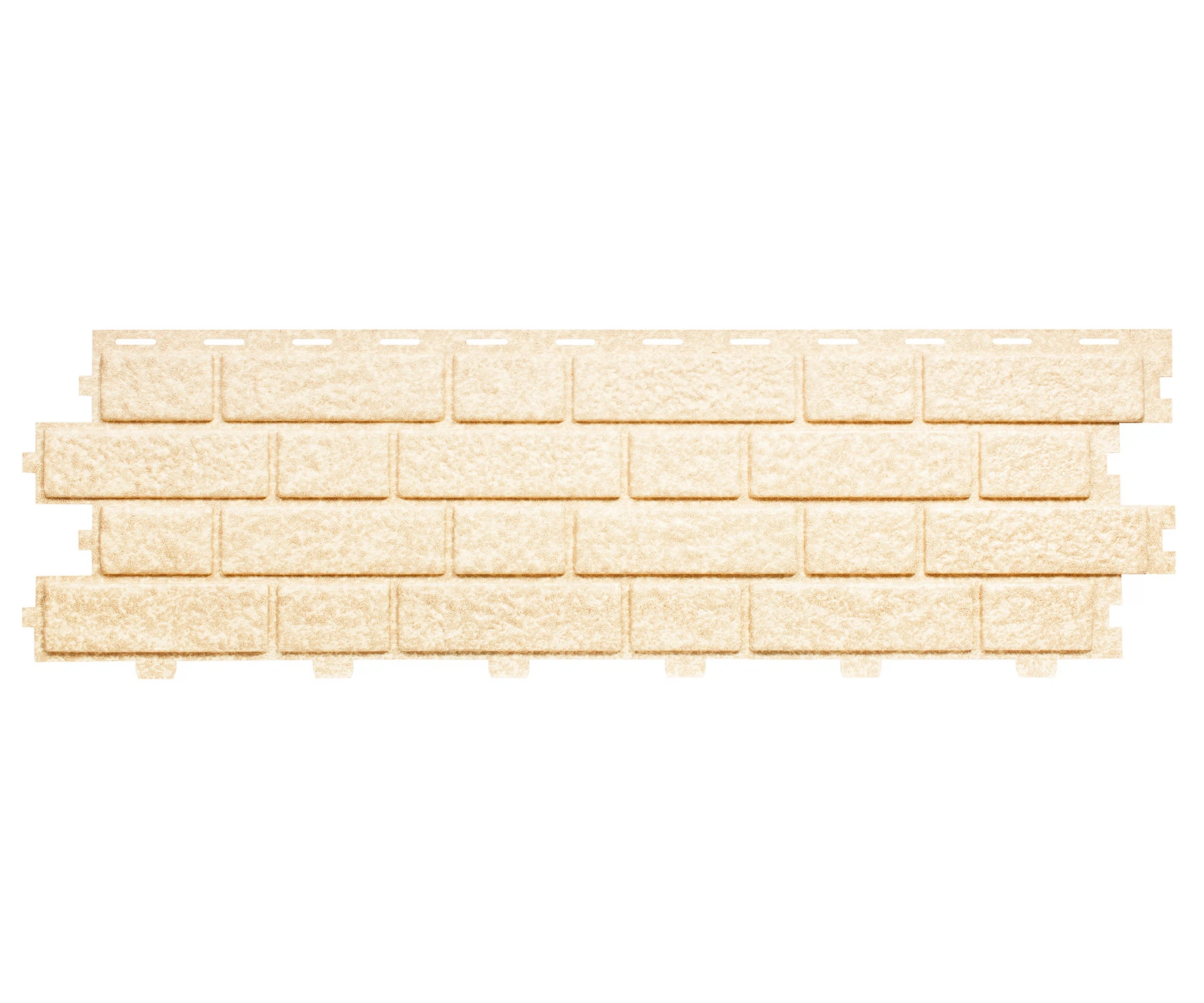 Изображение товара Сайдинг виниловый колл. BRICK WORK ШАМПАНЬ  (1140 х 350 мм) 16шт/уп=6,38м²