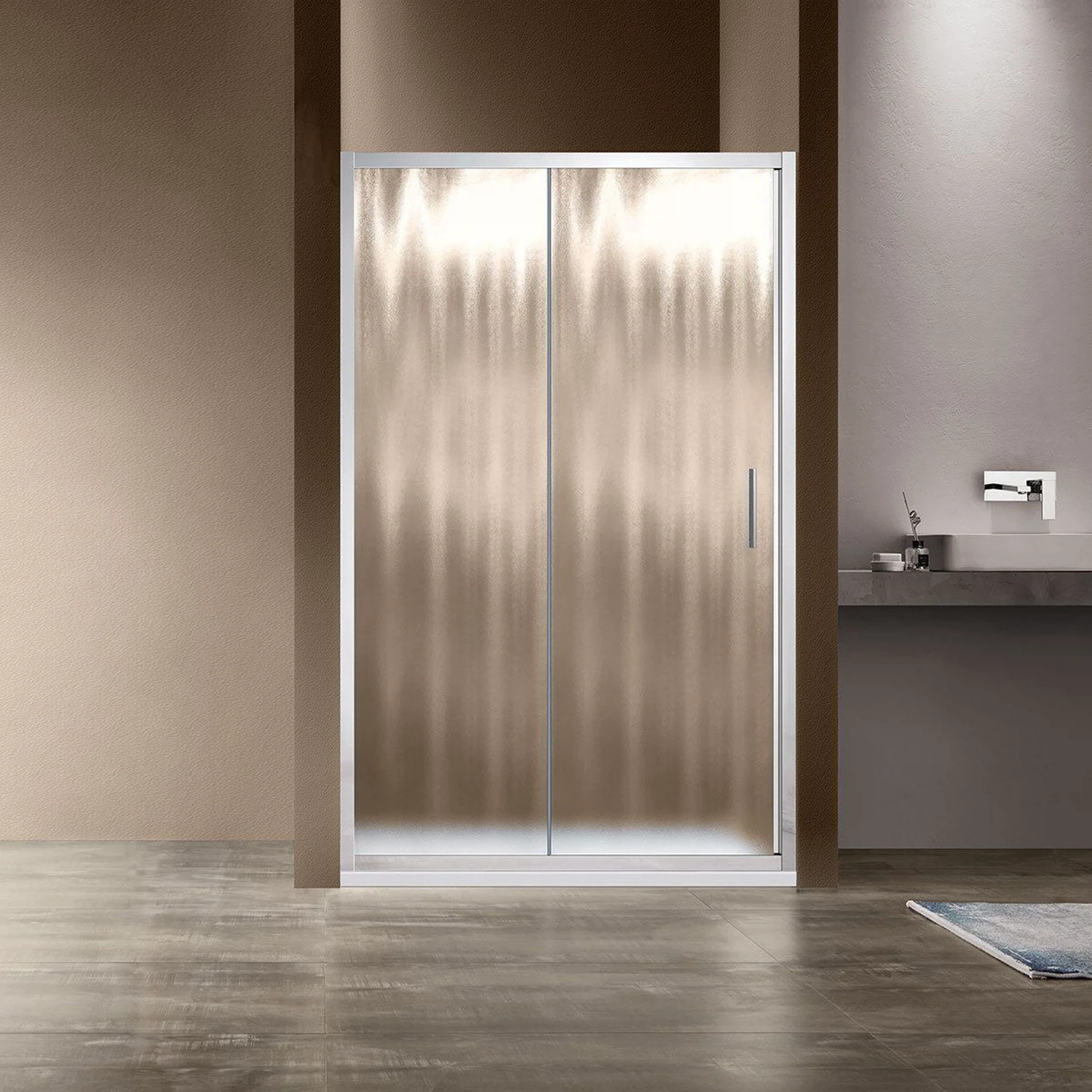 Изображение товара Душевая дверь Vincea Garda VDS-1G105CH 1050x1900 мм стекло шиншилла хром