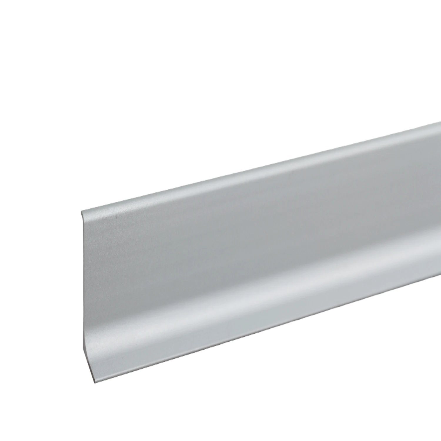 Изображение товара Плинтус алюминиевый Волшебная палочка 40 мм 3 м Серебро матовое