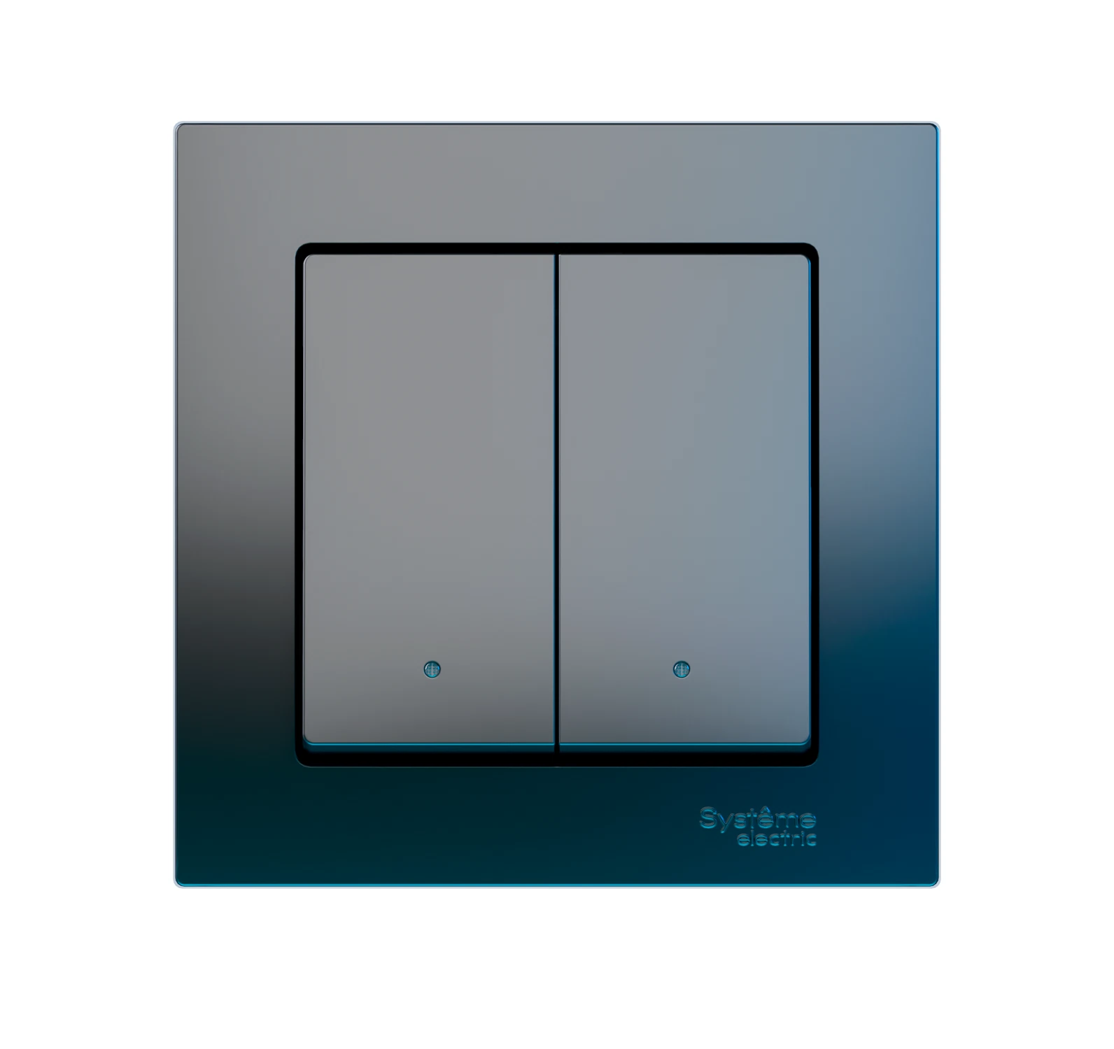 Изображение товара Умный выключатель 2-кл с подсветкой AtlasDesign Smart Zigbee 10А белый или карбон