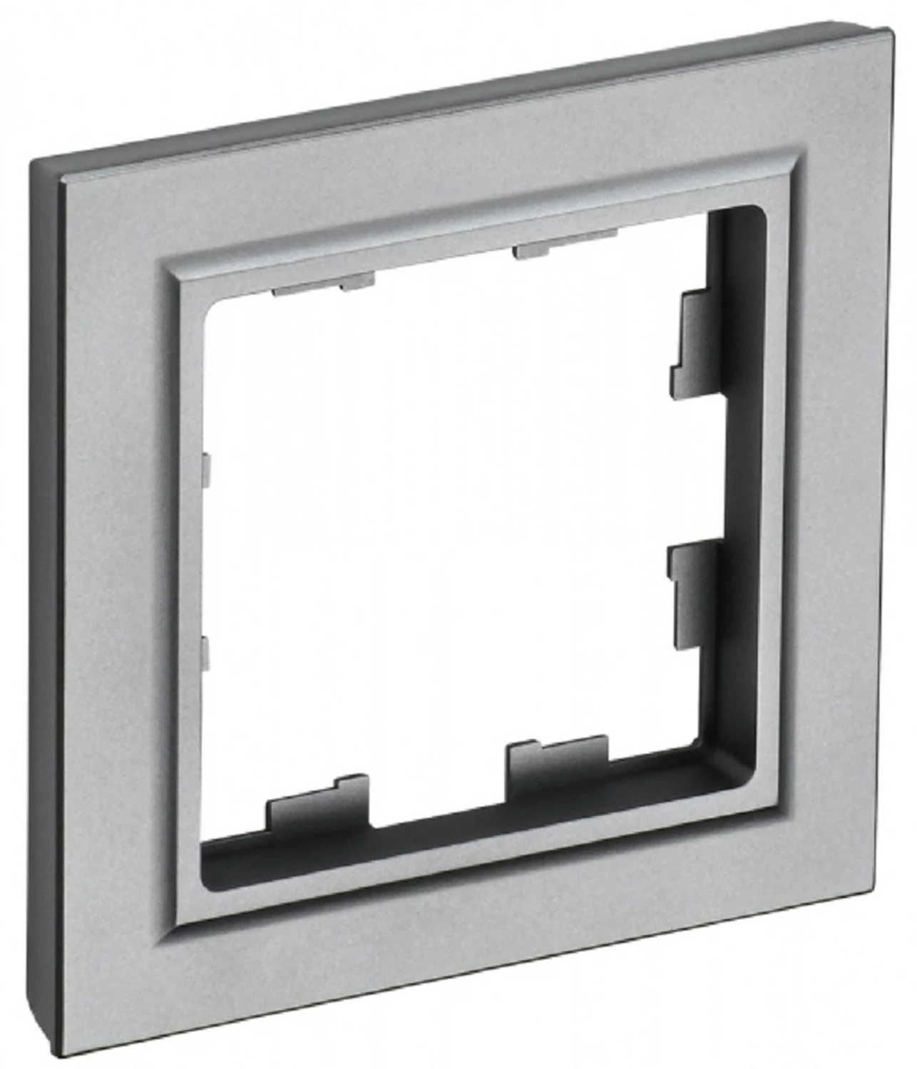 Изображение товара Рамка IEK BRITE BASE Сталь 1-м РУ-1-БрС для электроустановочных изделий