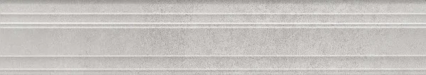Изображение товара Бордюр Багет Догана серый светлый матовый обрезной 40x7,3x2,7