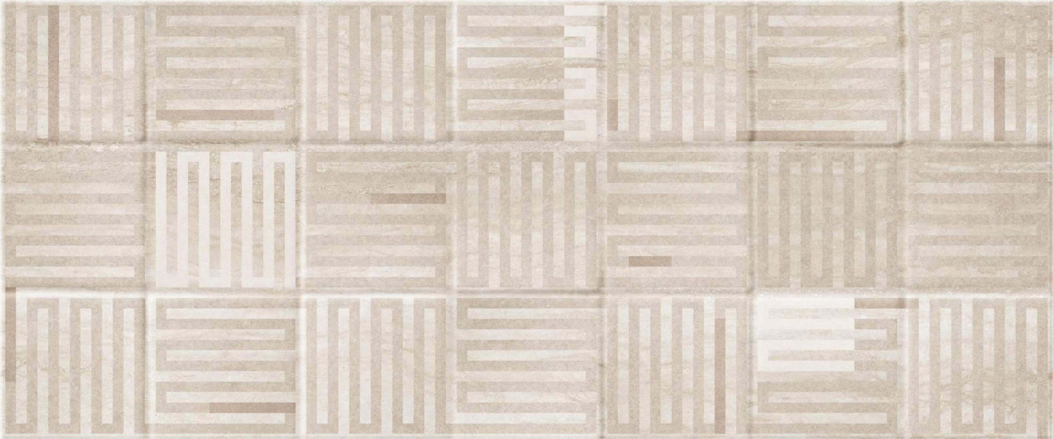 Изображение товара Плитка настенная Rhodes beige 25х60 см современная бежевый бетон геометрия