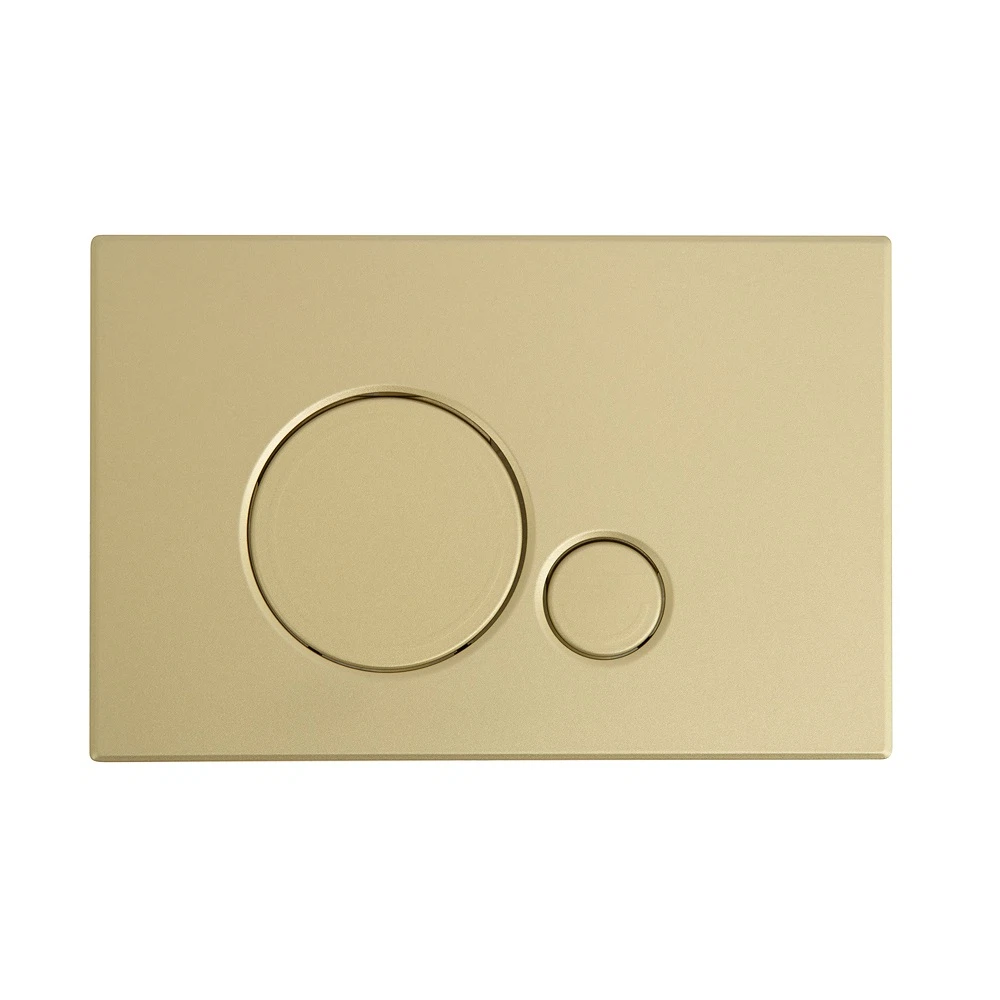 Изображение товара Кнопка смыва SFERA брашированное золото для инсталляций