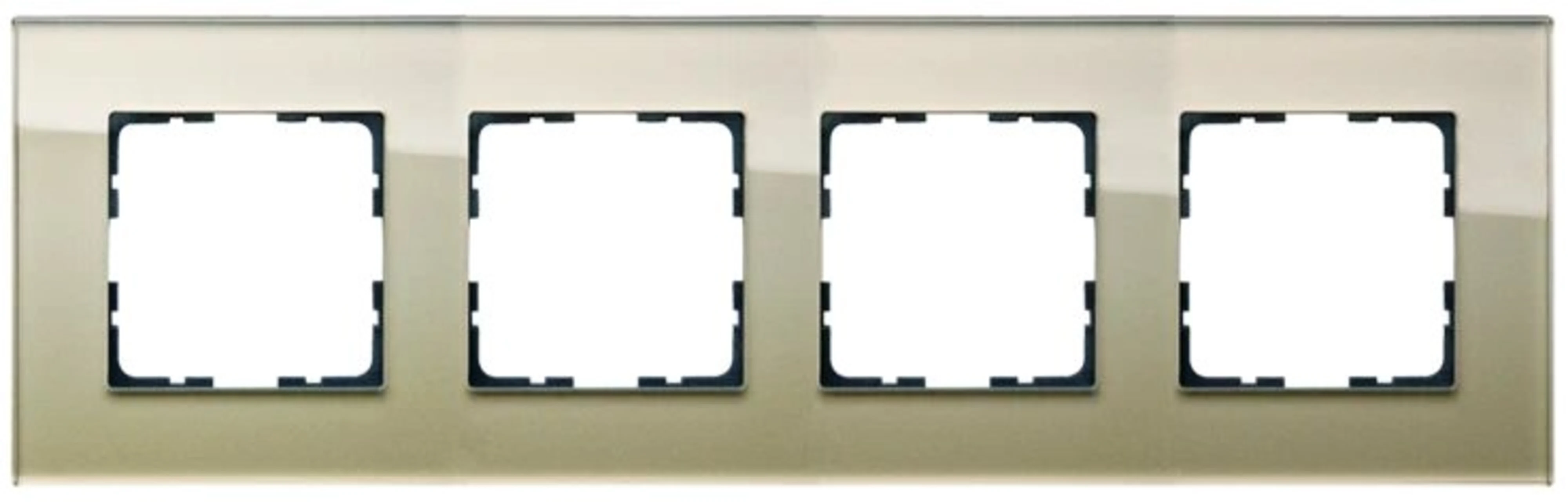 Изображение товара Рамка Jasmart G-Glass Стекло Шампань 4-ая