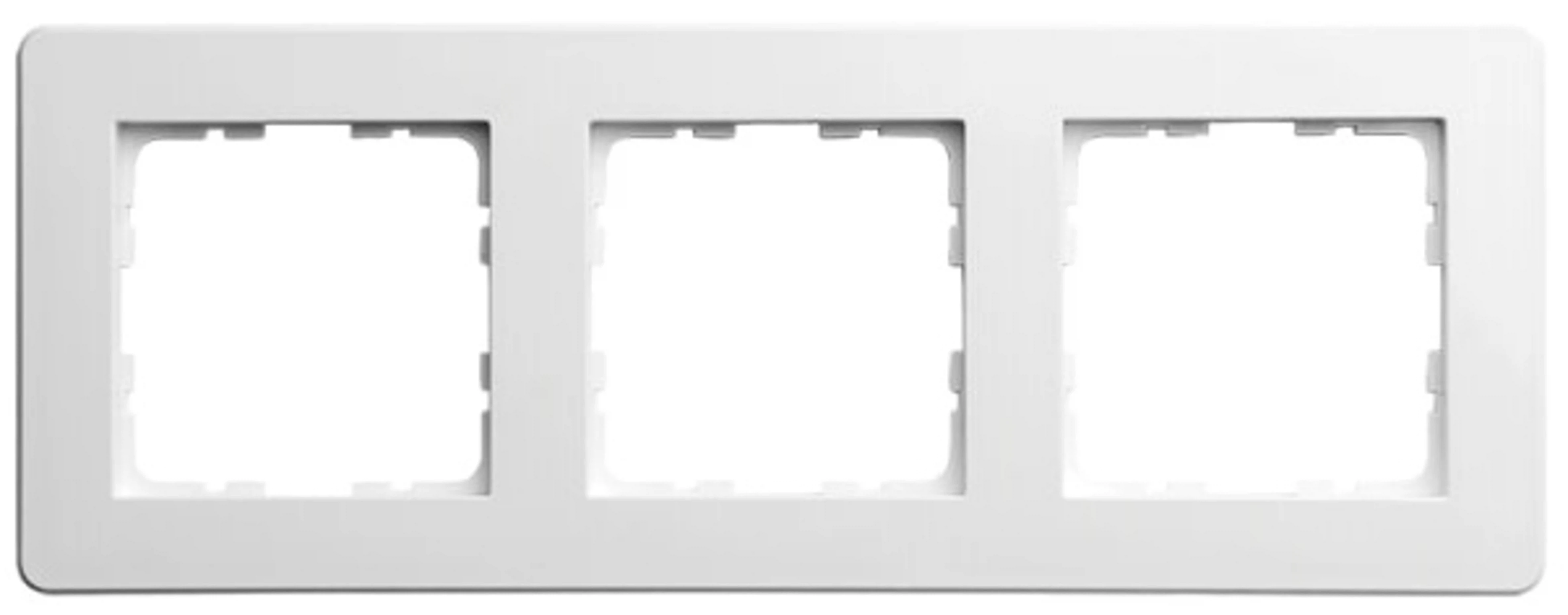 Изображение товара Рамка Jasmart G-Flex трехместная белая