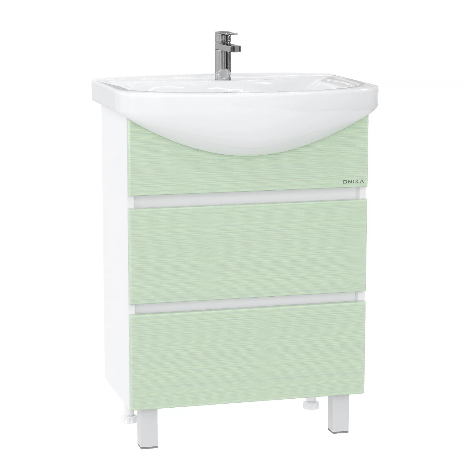 Изображение товара Тумба для ванной комнаты Onika Элита 60 оливковая напольная