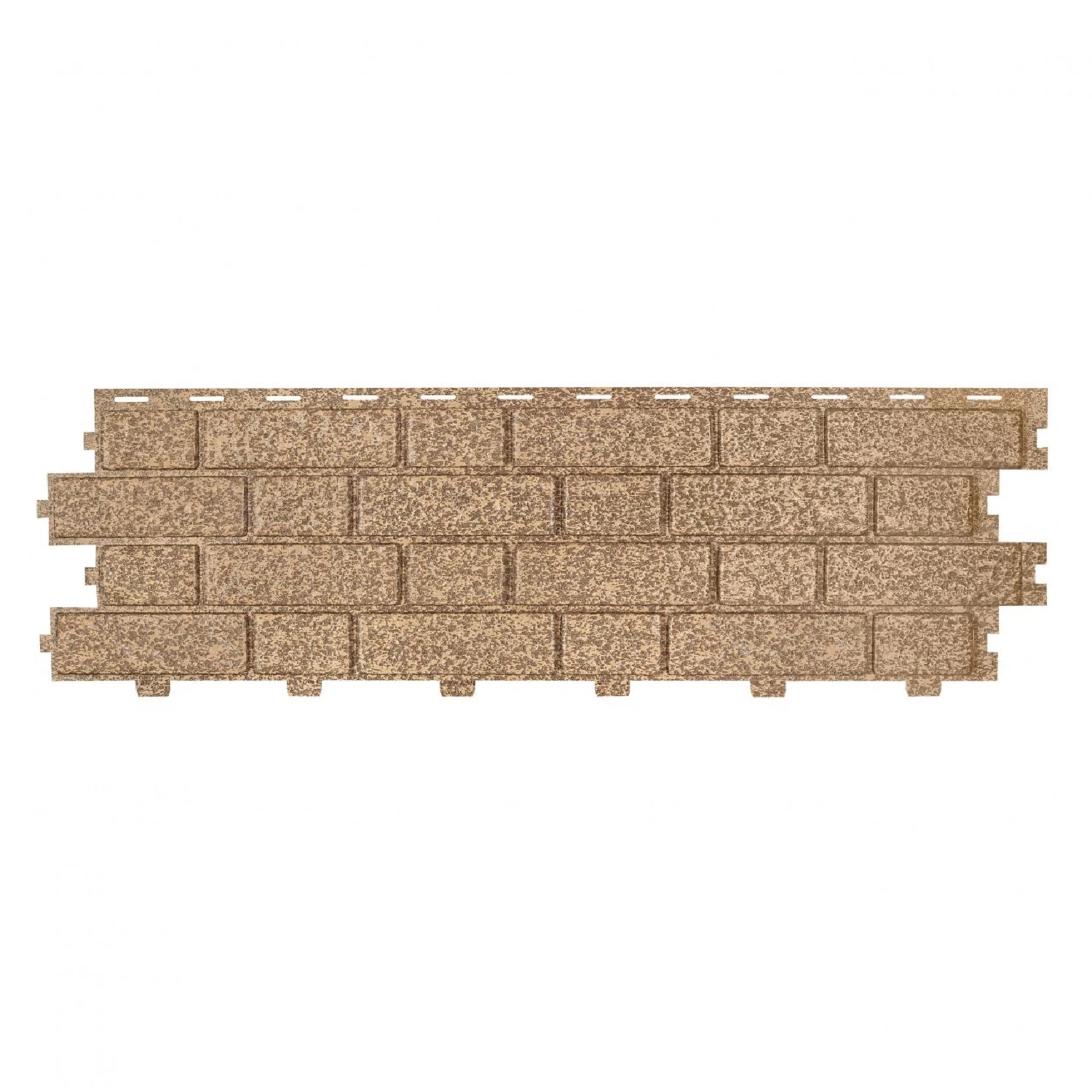 Изображение товара Виниловый сайдинг TECOS BRICK WORK кэмел 1140x350 мм с имитацией кирпича