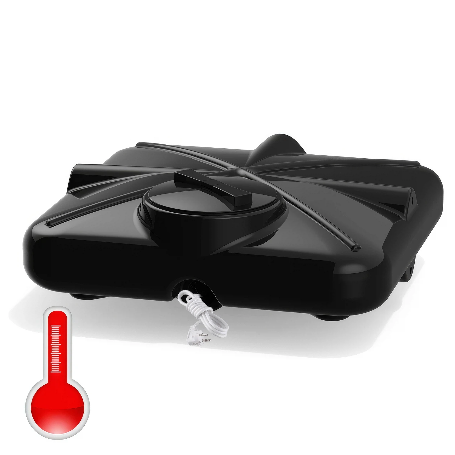 Изображение товара Бак для душа «Роса» 200 л  с подогревом, с лейкой, с уровнемером