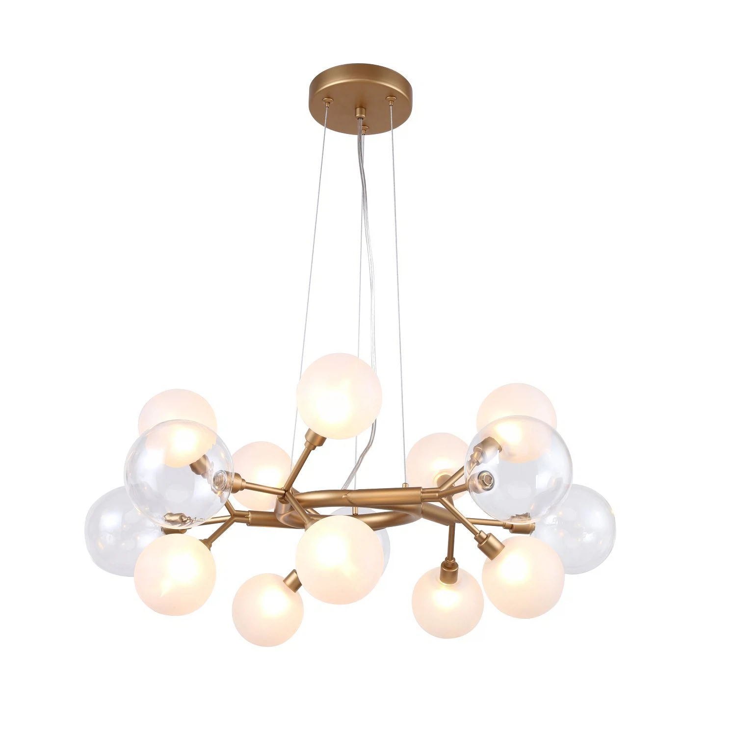 Изображение товара 2515-10P, люстра подвесная, D680xH380/1100, 10xG9x40W, excluded