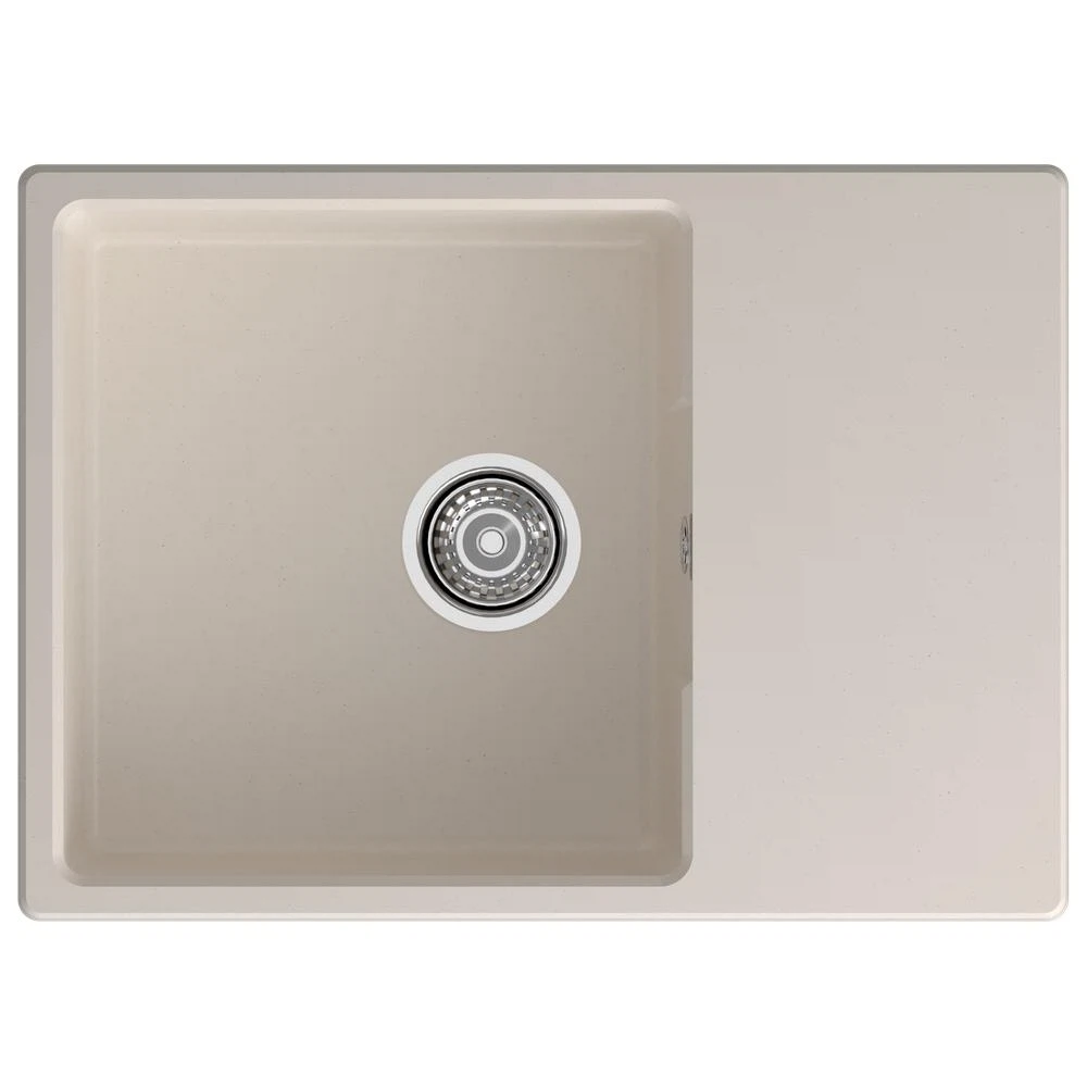 Изображение товара Кухонная мойка GranFest URBAN 668L, белый, кварц