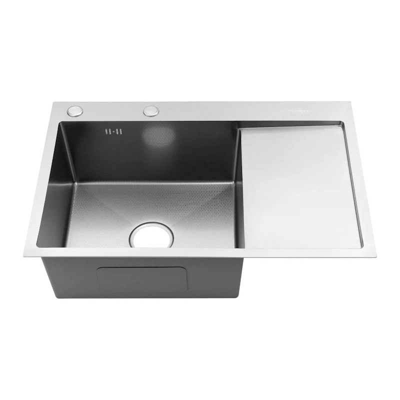 Изображение товара Fmark FSC7550L-L — моечная мойка из нержавеющей стали, сатин, 750×500 мм