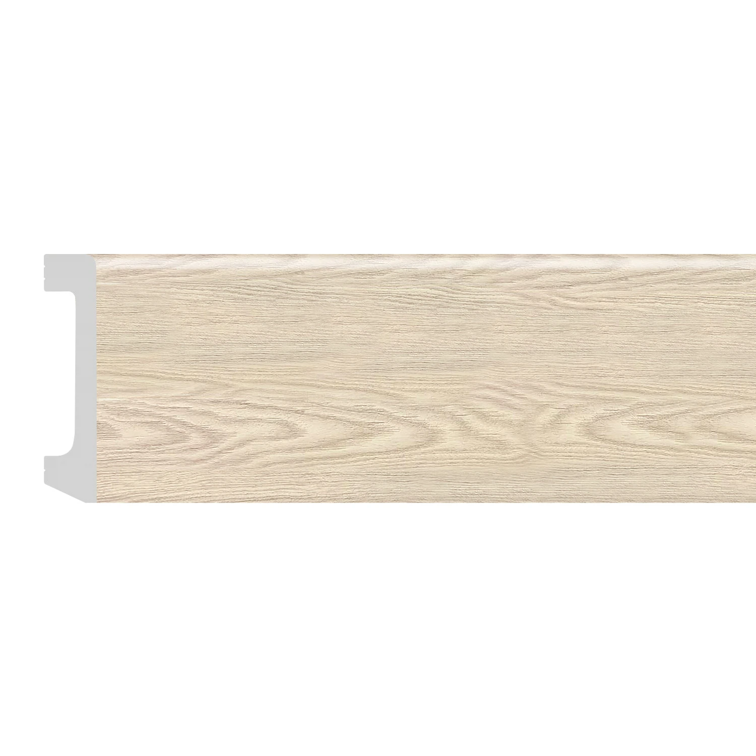 Изображение товара Плинтус напольный Decomaster D235-82 80х17х2400 мм с кабель-каналом коричневый