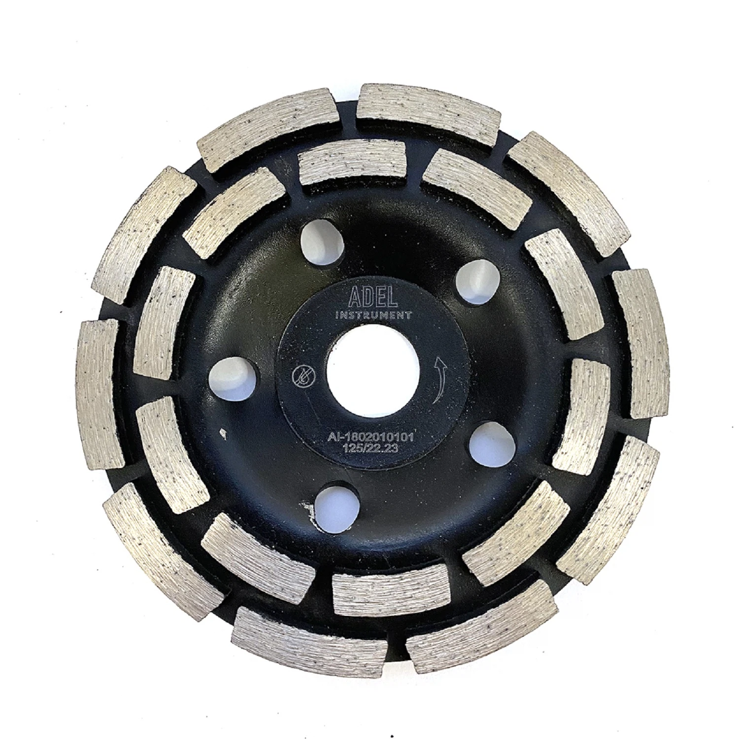 Изображение товара Чашка алмазная двухрядная по бетону Ø125*22,2 Adel Instrument