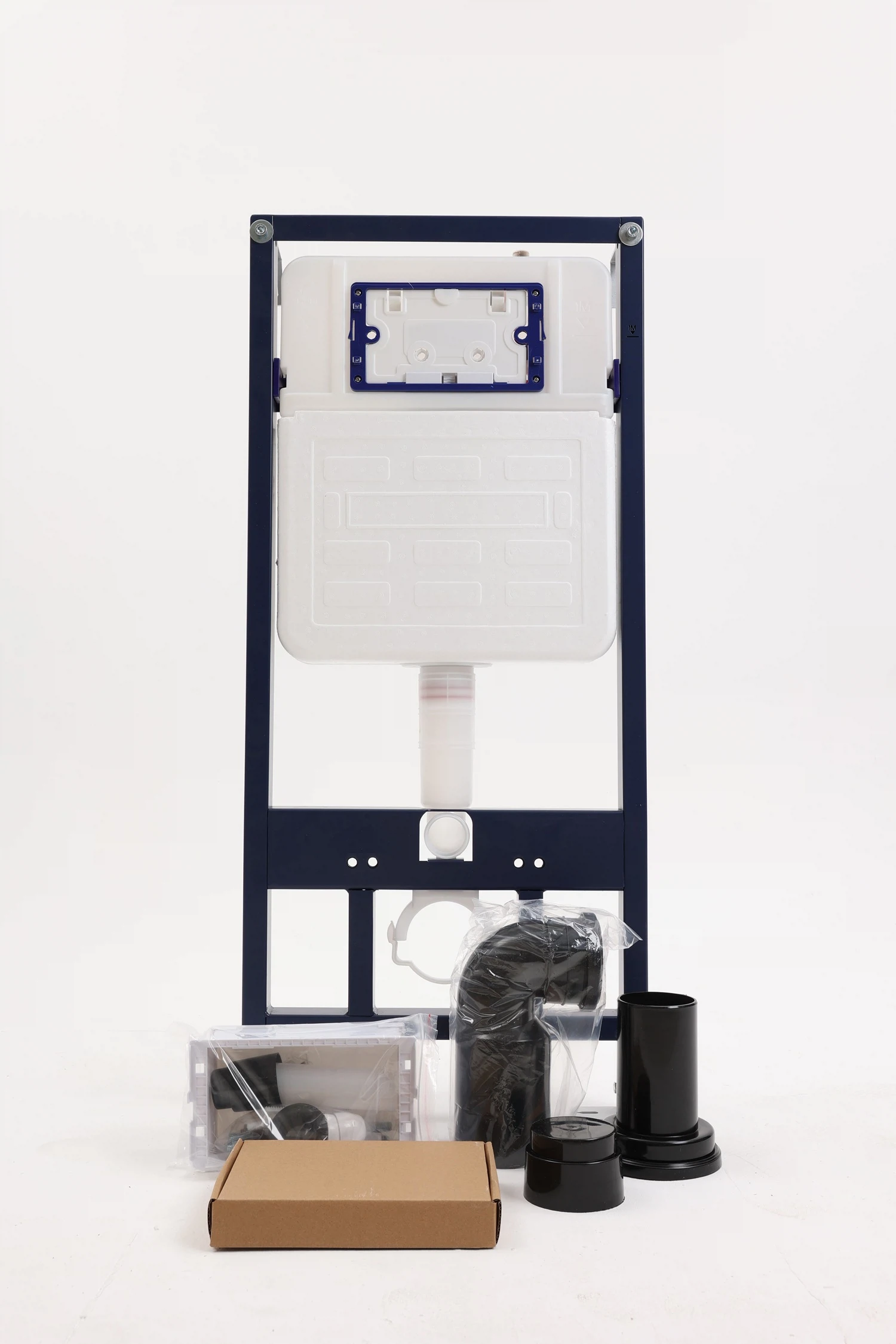 Изображение товара Комплект ALCORA инсталляция Grant с кнопкой CHROME GL для подвесного унитаза