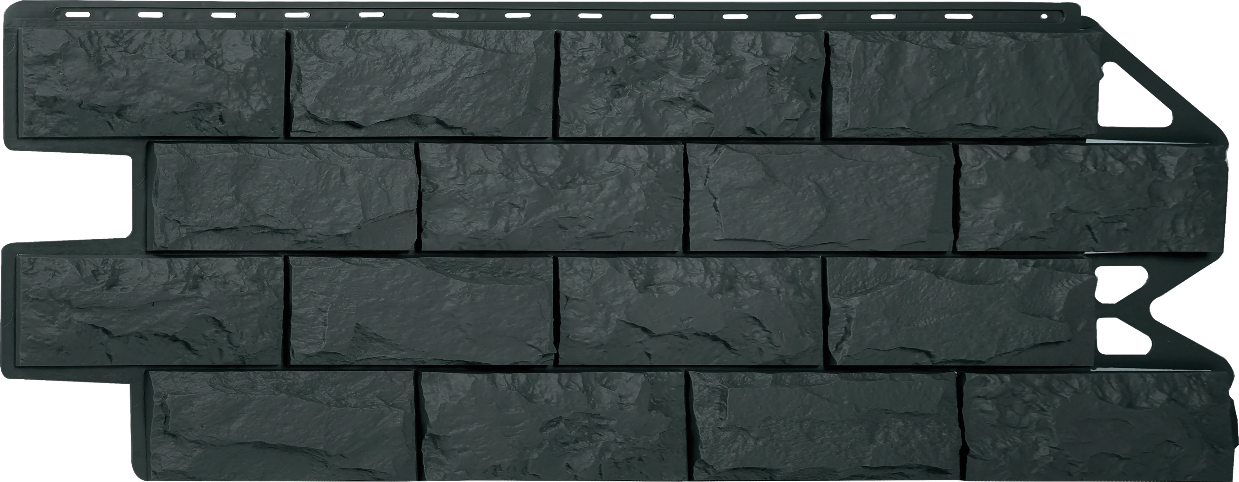 Изображение товара Панель фагот графит ЭКО Альта-Профиль декоративная фасадная панель 1 02x0 43м