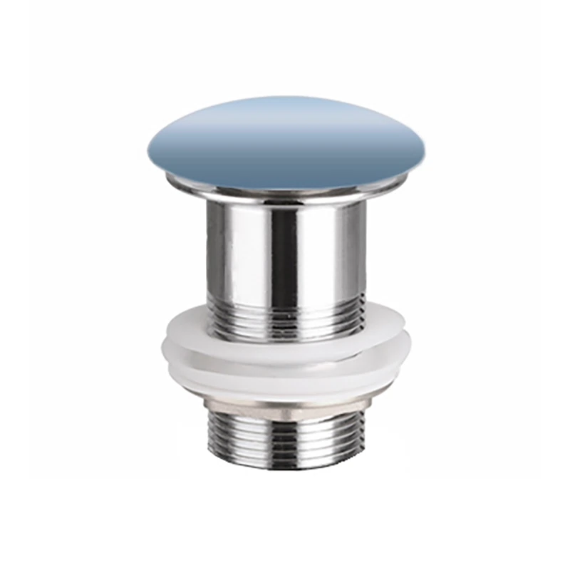 Изображение товара Донный клапан без перелива Ceramica Nova Click-Clack голубой матовый