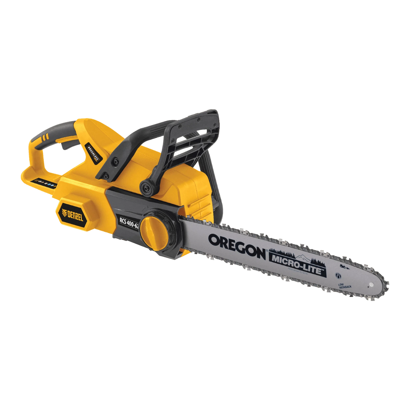 Изображение товара Аккумуляторная цепная пила Denzel RCS 400-62, 400 мм, Li-ion, 62 В