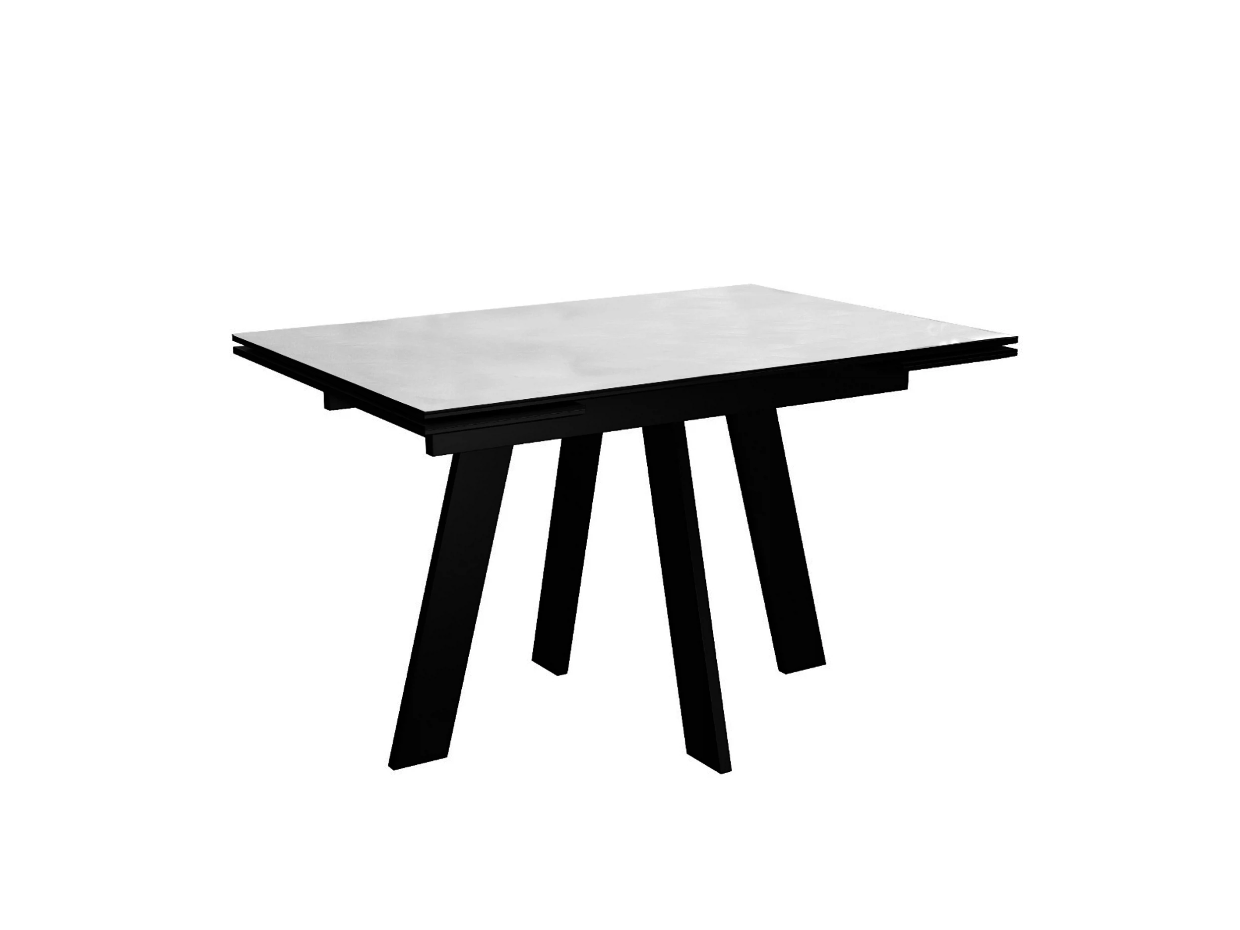 Изображение товара Стол DikLine SKM110 Керамика Mono white с механизмом раскладки