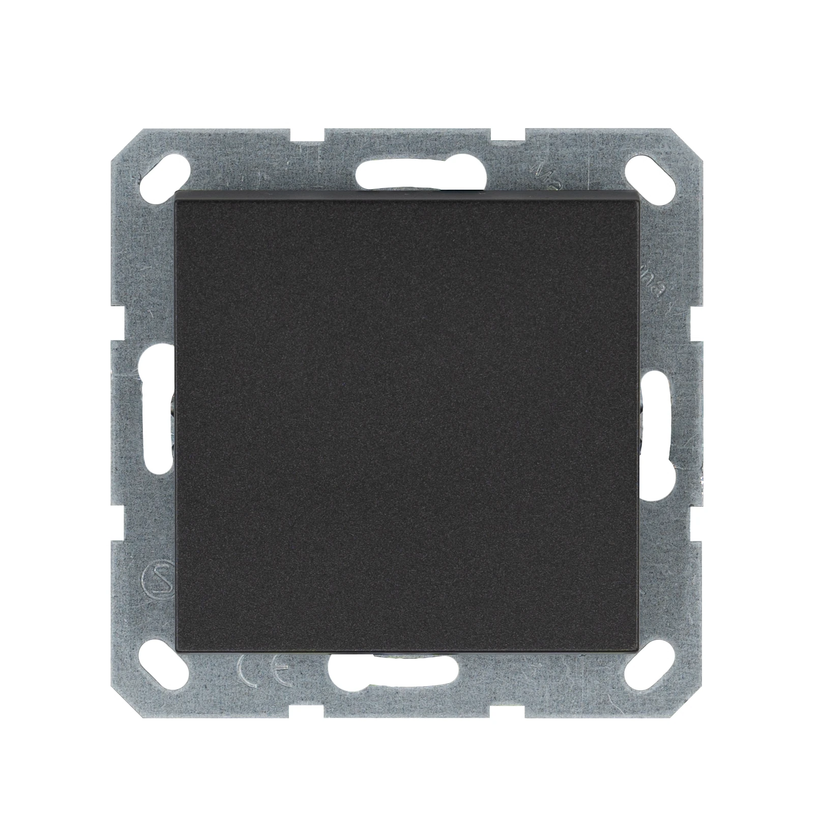 Изображение товара Выключатель скрытый одноклавишный Jasmart G3010B черный IP20 Антрацит