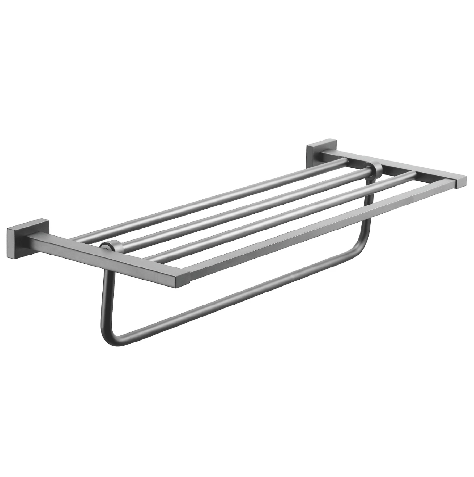 Изображение товара Полка для полотенец Shevanik SG5608T, оружейная сталь, 62 см