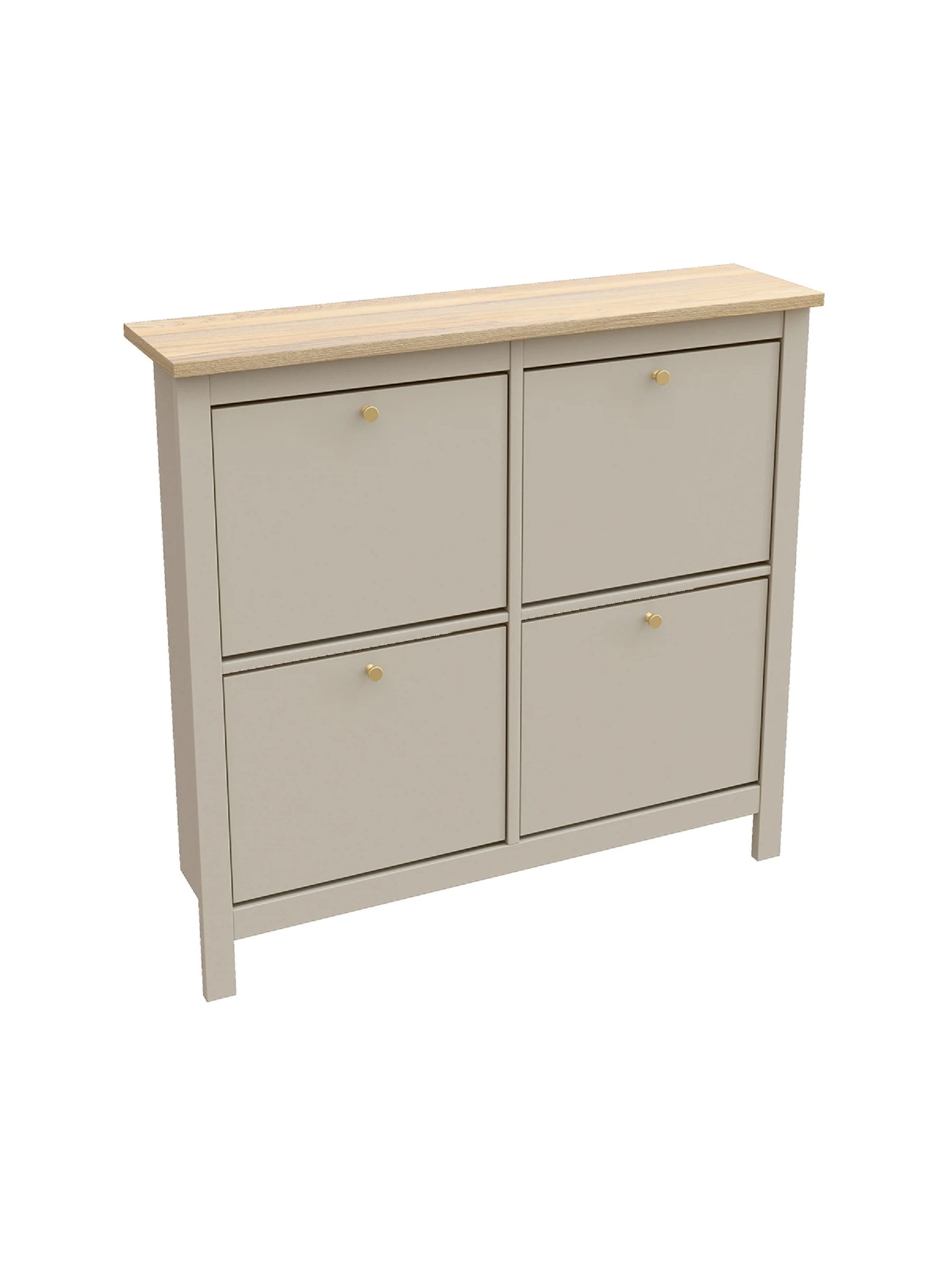 Изображение товара Тумба для обуви САГА 113х108 кашемир мебель для прихожей хранения обуви