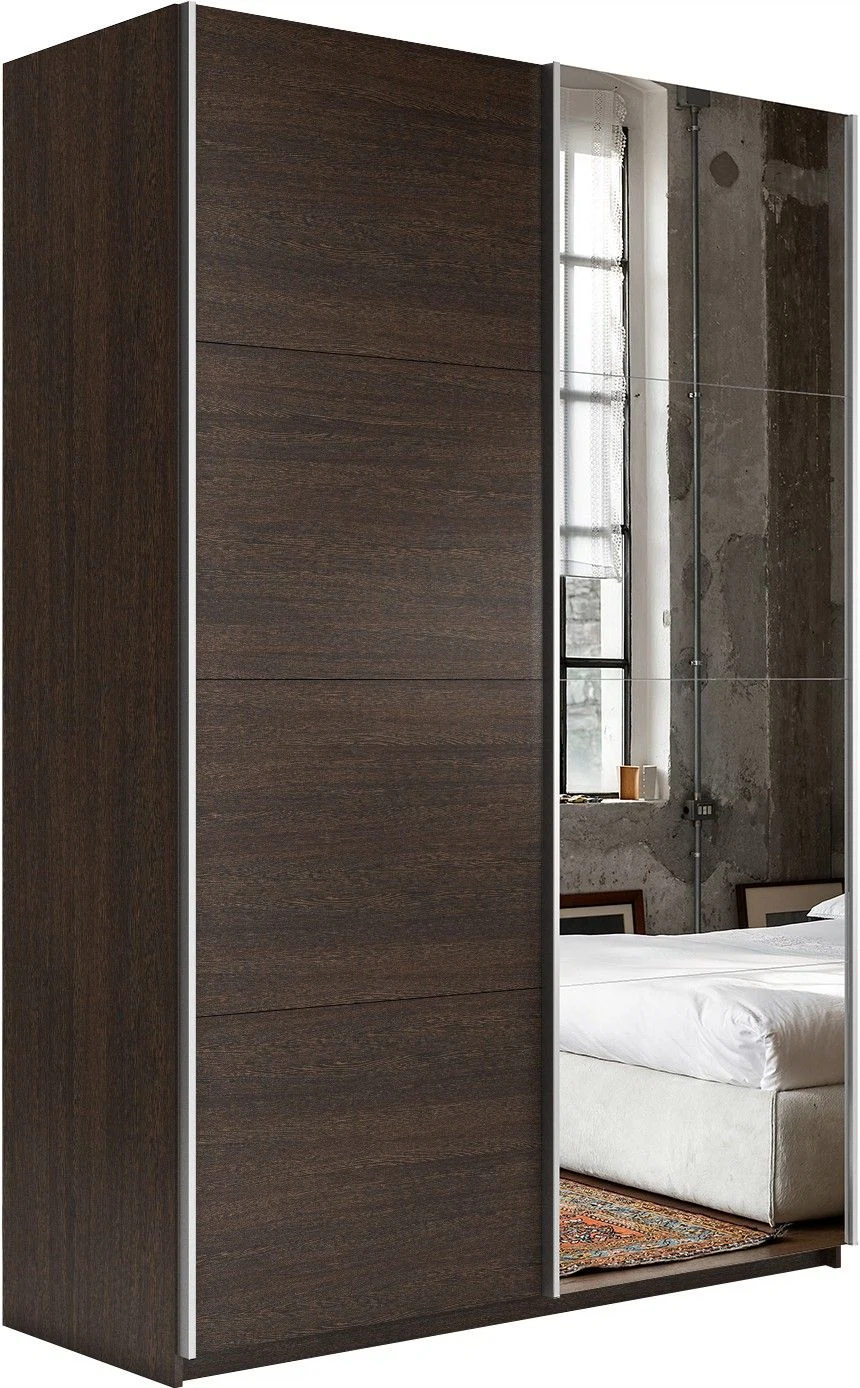 Изображение товара Шкаф-купе Прайм 120х57х230 см из ЛДСП с зеркалом