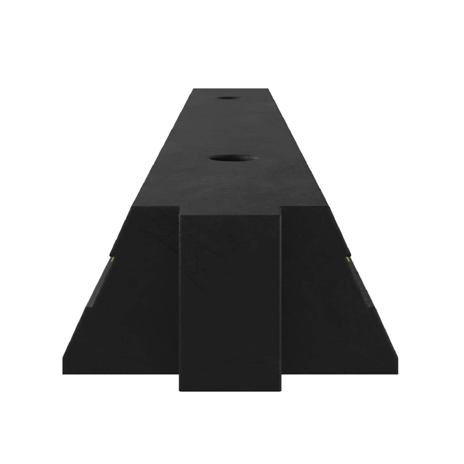 Изображение товара Делиниатор резиновый КР-1,0-1П 1 метр с выступом и световозвращателями для парковки